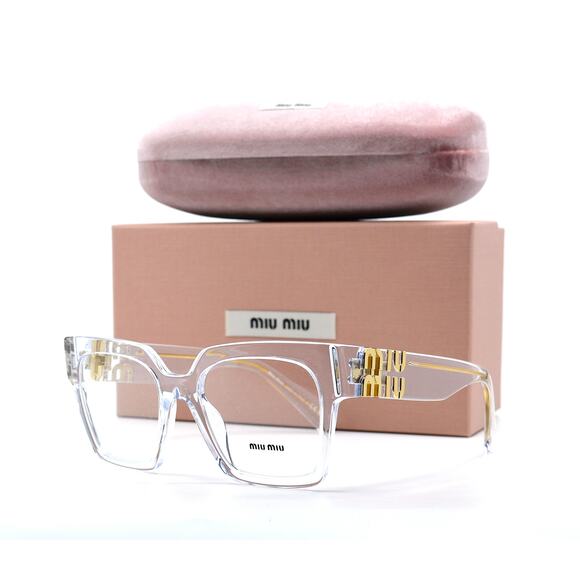 Miu Miu Accessories - NEW MIU MIU MU 04UV 2AZ101 TRANSPARENT EYEGLASSES FRAME